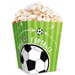 Pudełka na popcorn Piłka Nożna football urodziny