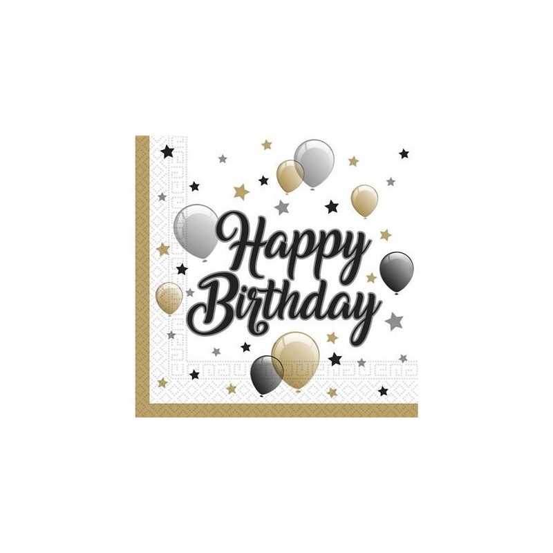 Serwetki papierowe Happy Birthday