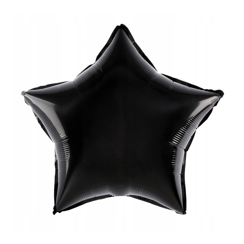 Balon foliowy gwiazda czarna 18cali