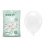 Balony Eco 26cm biały100 szt EKOLOGICZNE