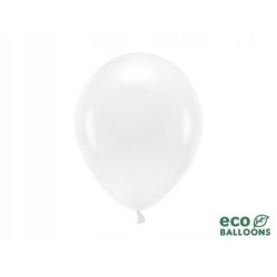 Balony Eco 26cm biały100 szt EKOLOGICZNE