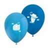 Balony urodzinowe lateksowe Toy Story duże niebieskie dekoracja 28cm 8szt