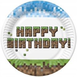 Talerzyki Papierowe PIXELE...