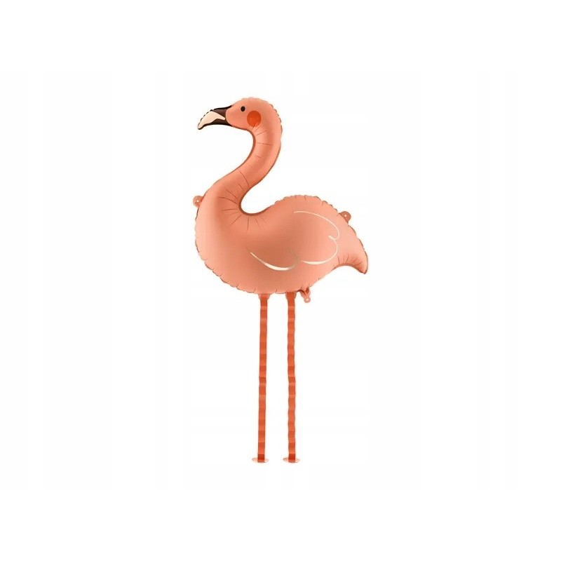 Balon foliowy Flaming, 65x67 cm, koralowy