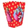 Pudełka na popcorn Mario 6 szt. 16x6 cm kubeczki na przekąski urodziny