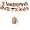 Girlanda Papierowa Kapibara Happy Birthday