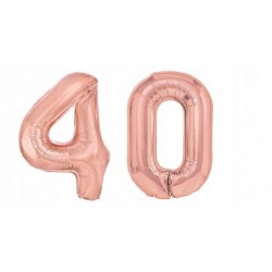 Balon Foliowy 40 Różowe Złoto 100 cm