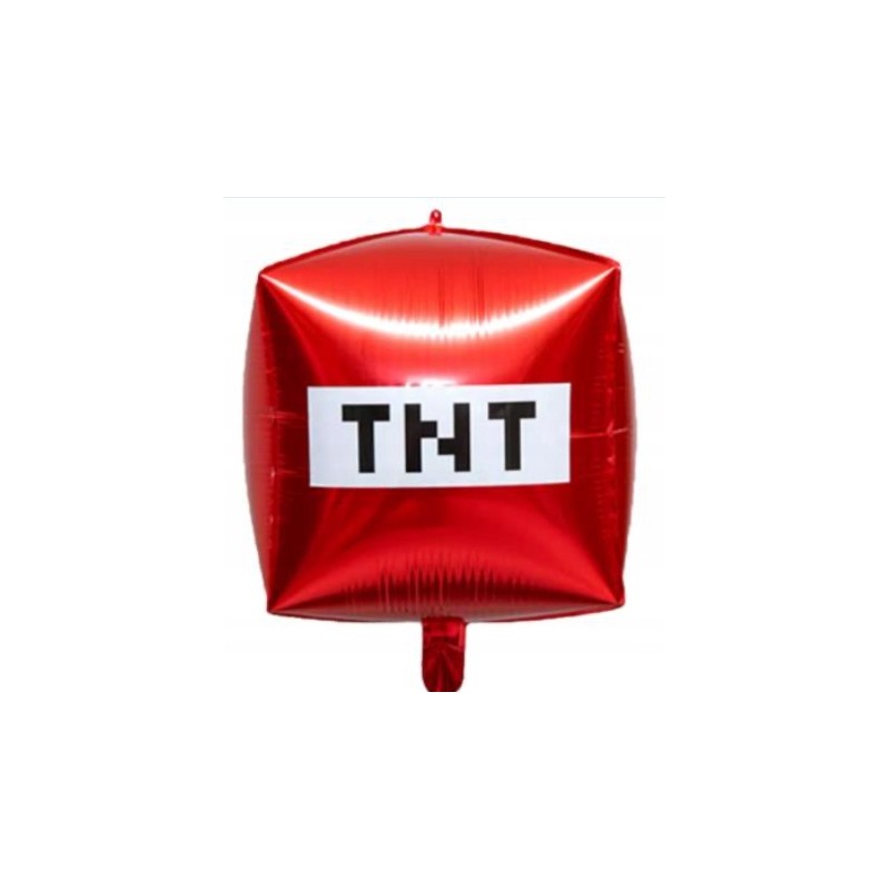 Balon Foliowy TNT Minecraft Piksele (55cm*55cm)
