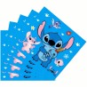 Papierowe serwetki Lilo & Stitch – 20 szt., niebieskie, 17 x 17 cm