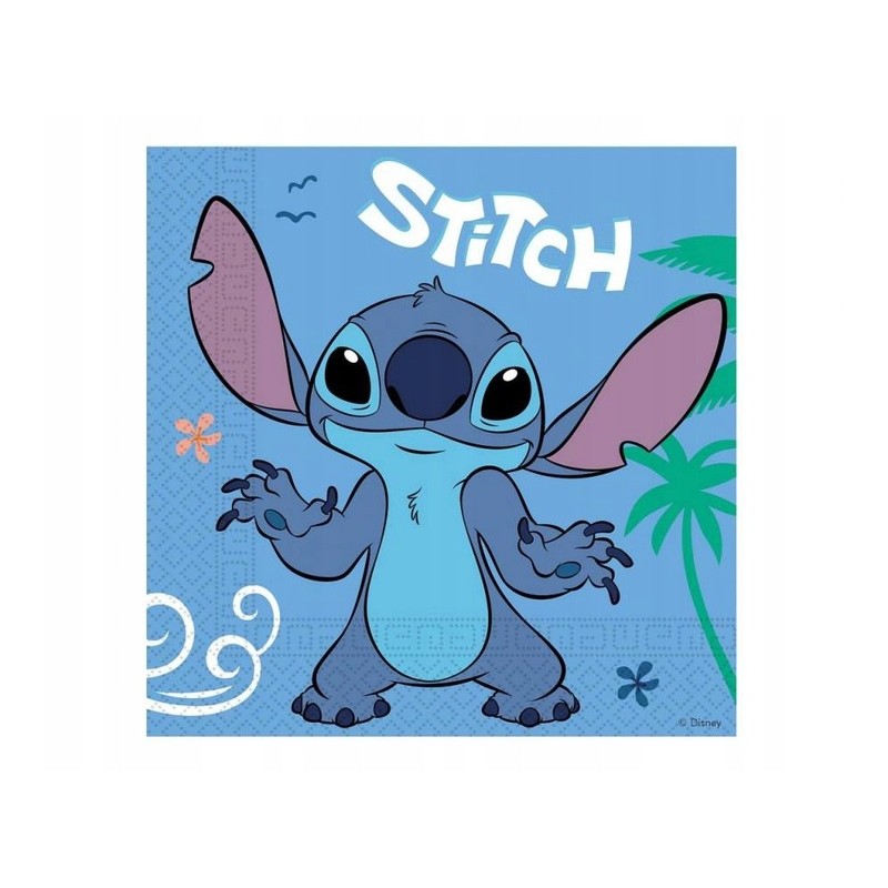 Serwetki papierowe Stitch & Angel, 33 x 33 cm, 20 szt