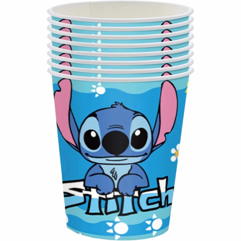 Kubeczki papierowe Lilo i Stitch dekoracja na przyjęcie 10 szt. nr 4