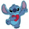 Balon foliowy STITCH z sercem 75x86 cm Urodziny