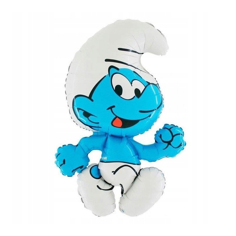 Balon Foliowy – Smerf, 100 cm Grabo