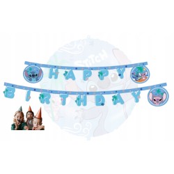 Baner Happy Birthday Stitch...