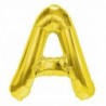 Balon Foliowy złota litera A - 40 cm Litery Balony