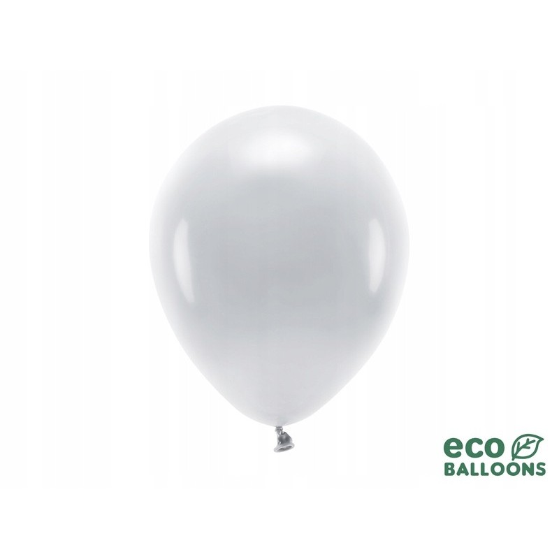 Balony Eco 26cm szary 10 szt EKOLOGICZNE