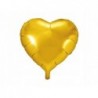 Balon foliowy Serce, 45cm, złoty