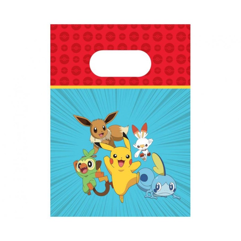 Torebki papierowe Pokemon, 4 szt
