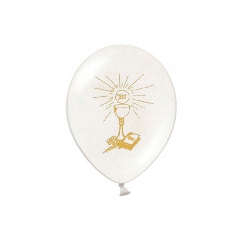 Balony I Komunia Święta Kielich 6 szt nr 5