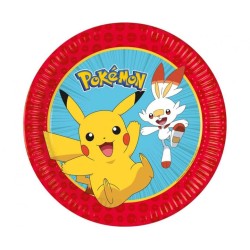 Talerzyki papierowe Pokemon...