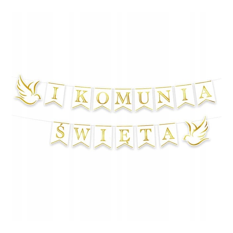 Baner Komunijny Pierwsza Komunia Święta 250 cm