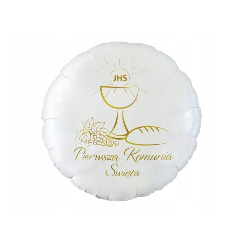 Balon foliowy Pierwsza Komunia Święta kielich