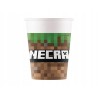 Zestaw kubeczki talerzyki serwetki obrus 37szt Minecraft Urodziny