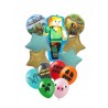 Zestaw Balonów „Minecraft” – Balony Foliowe i Gumowe z Nadrukiem
