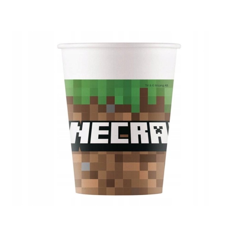 Kubeczki papierowe Minecraft, 200ml