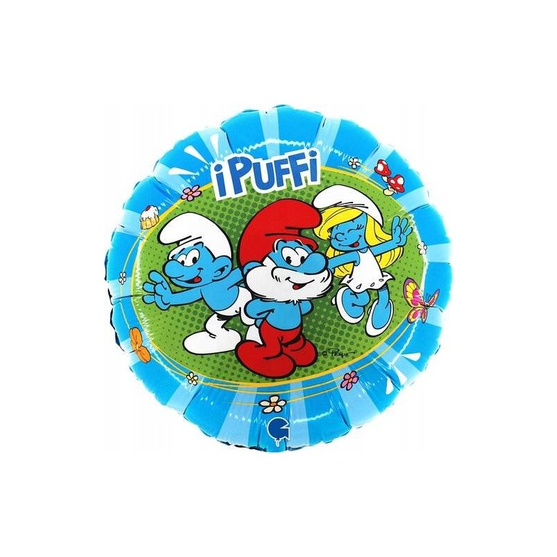 Balon foliowy Smerfy Grabo, 46cm
