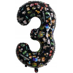 Balon foliowy cyfra 3...