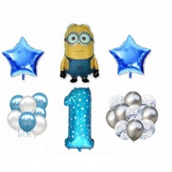 Mini Zestaw Minionki 1 Urodziny Balony DAVE