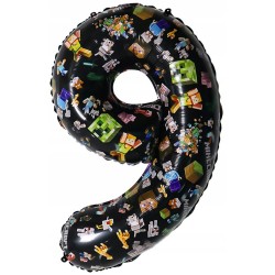 Balon foliowy cyfra 9...