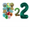Zestaw 2 urodziny Piksele Balony Foliowe i Gumowe Minecraft
