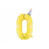 Balon foliowy Cyfra 0 , 86cm, żółty