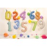 Balon foliowy Cyfra 0 , 86cm, żółty