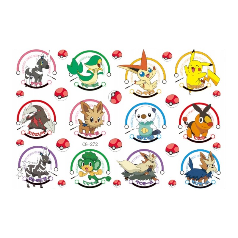 Tatuaże dla Dzieci Pokemon, Pikachu (1 szt)